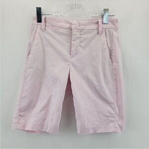 Vince Bermuda Shorts Womens Size 2 Pink Preppy Career Professional Cotton